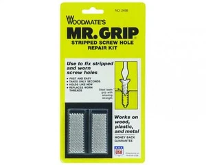 Stripped Screw Hole Repair Kit Mr Grip Woodmate's - Picture 1 of 3