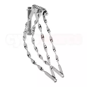 Lowrider Classic 20" Bent All Flat Twisted Spring Fork 1" Chrome Bike - Picture 1 of 2