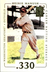 2002 Tribute #84 Heinie Manush Washington Senators  BX T1B - Picture 1 of 2