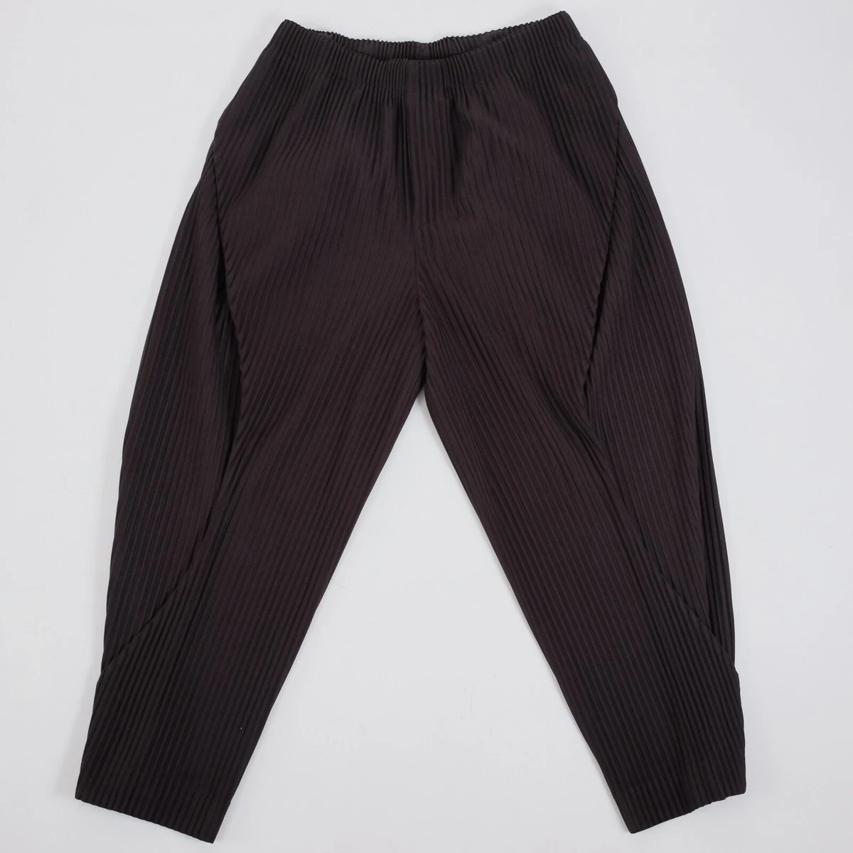 パンツ [HOMME PLISSE] WIDE SLACKS 3 BLACK Homme Plisse ISSEY