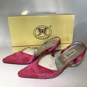 Woman’s Shoes. Pink, Heels, RRP £40, Fuchsia, shoes, size Uk 5 - Eu 38 - Picture 1 of 11