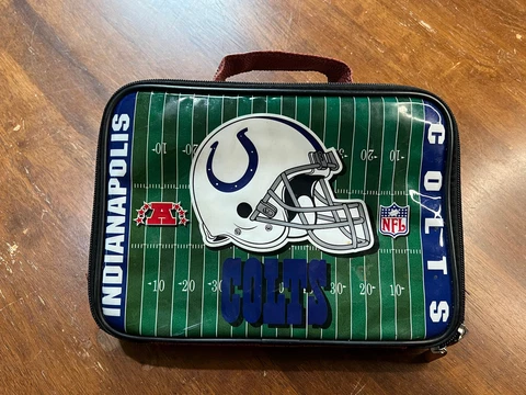Indianapolis Colts Lunch Box Bag Insulated Soft Style School Office Gym Cover