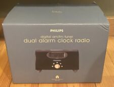 Philips Michael Graves Dual Alarm Clock Radio Digital AM/FM Tuner & Timer Black