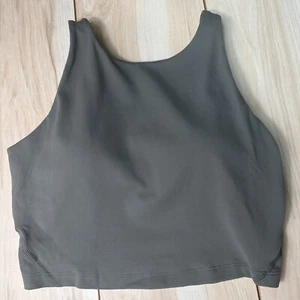 NWT Crz Yoga Butterluxe Hi Neck Tank Top built in bra U back Size Medium, 8/10 - Picture 1 of 12