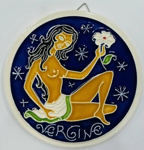 Virgo Horoscope Plaque 4,3/4’’ Made by Hand in Italy - Picture 1 of 3