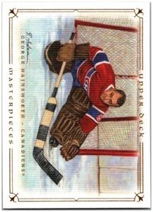 2008-09 Upper Deck Masterpieces #30 George Hainsworth - HOF FREE SHIPPING! - Picture 1 of 2