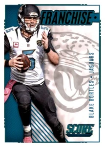 2016 Score Franchise Green Foil Blake Bortles NFL Refractor Parallel PWE Jaguars - Picture 1 of 2