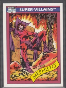 1990 Impel Marvel Universe #78 MEPHISTO - Super-Villains - Marvel Comics - Mint - Picture 1 of 2
