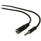 3.5Mm Stereo Male To Stereo Female Slim-Plug Shielded Extension Cable 50 Ft.