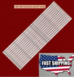 14pcs/set LED Strip For Hisense 75R6E3 75H6570G 75E3D 75H6510G 75A6G SVH750A76 - Picture 1 of 4