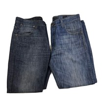 Bundle Of 2 Paper Denim & Cloth PD&C Jeans 34x30 & 33 Slim Fit Straight 060622