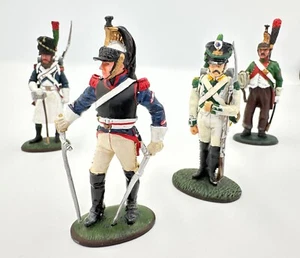 4x Del Prado Napoleonic Era Figures, French, Cuirassier, Trooper, Sapper etc - Picture 1 of 3