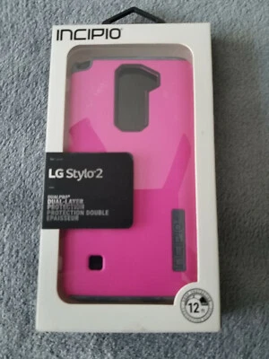 Новый Incipio двойной слой защиты чехол для LG Stylo 2 розовый  - Изображение 1 из 4