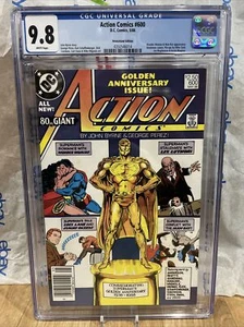 Action Comics #600 Newsstand Graded CGC 9.8 WP 1988 Wonder Woman & Batman app - Picture 1 of 3