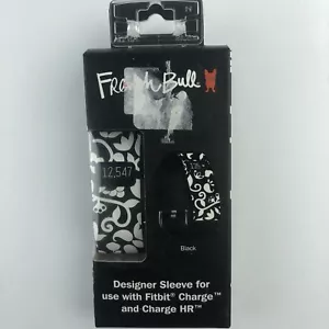 French Bull Designer Bumper for Fitbit Charge/Charge HR Sleeve Vines Black HG34 - Picture 1 of 3