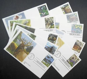 2007 Alpine Tundra Estes Park CO Sc 4198a-j set of 10 FDCs Fleetwood cachets - Picture 1 of 6