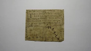1760 Five Shillings North Carolina NC Colonial Currency Bank Note Bill 5s  - Picture 1 of 2