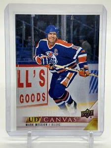 2022-23 Upper Deck Series 2 UD Canvas Retired HOF #C253 Mark Messier  - Oilers - Picture 1 of 2