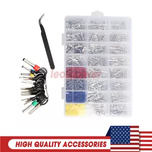 739Pcs Car Electrical Wire Connector Pins Wire Seals Terminal Removal Tool Kit - Picture 1 of 15