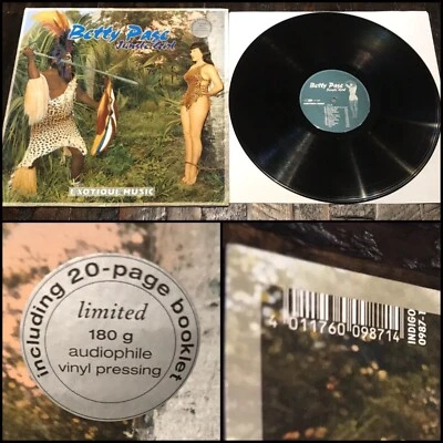 BETTY PAGE Jungle Girl Exotique Music LP 180 Gram Vinyl w/ Booklet Bunny Yeager - Image 1 of 4