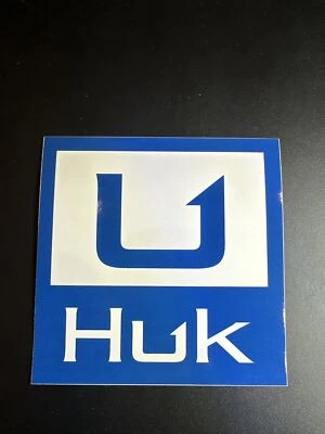 NEW Huk 4" Sticker Decal.  Great for cars, boats, coolers and more - Image 1 of 2