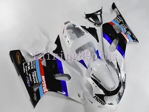 White Black Blue ABS Injection Fairing Kit Fit for 01-03 GSXR600 2000-03 GSXR750