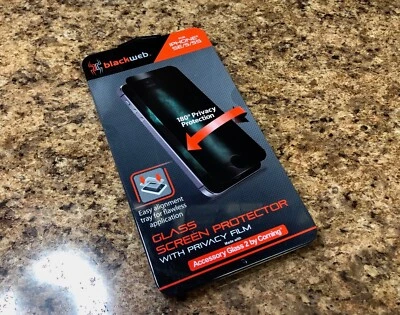 Nuevo Protector de Pantalla de Vidrio BlackWeb Apple iPhone SE 5S 5 Película de Privacidad BWA17WI005 Foto 1 de 3