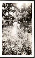 VINTAGE PHOTOGRAPH 1930S YOUNG GIRLS FLOWER FASHION WEST ORANGE NEW JERSEY PHOTO