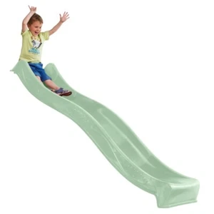 4iQ Slide Wellenrutsche Rutsche 150 Pastellgrün aus HDPE für Kinderspielplatz - Bild 1 von 4