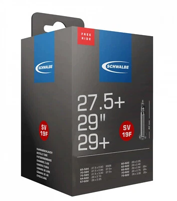 Schwalbe Schlauch Nr. 19F Freeride SV 19F 27.5x2.6-3.0 29x2.10-3.0 54/75-584/622