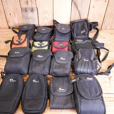 Bundle of 16 Compact Lowepro Camera Cases -for Universal Digital Compact Cameras - Image 1 of 4