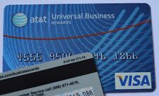 Expired Citi Bank AT&T Universal Business Visa Credit Card USA