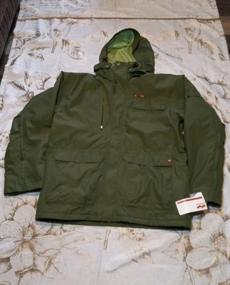 Foursquare 15k Men's Snowboard Jacket Bronze Green Size Large With Tags - Image 1 of 4