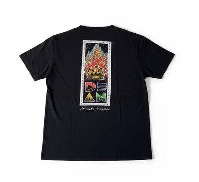 Camiseta rara DEAN Titanium Ultimate Bicycles para hombre grande negra manga corta Foto 1 de 4