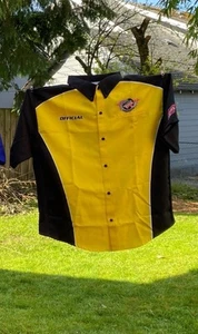 NHRA Mellow Yellow Safety Safari Official Shirt XL Lucas Oil Drag Racing NEW - Picture 1 of 7