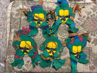 Lot Of 47 Vintage Teenage Mutant Ninja Turtles (TMNT) Iron-on Decals Brand New ! - Image 1 of 4