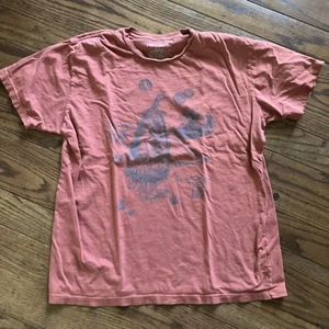 Mollusk Surf Shop Graphic T Shirt Size Large Gray Orange Crewneck Tee L - Picture 1 of 5