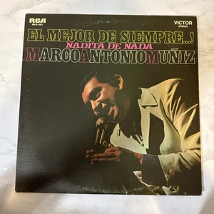 MARCO ANTONIO MUÑIZ El Mejor De Siempre! Nadita De Nada Vinyl Record - Imagen 1 de 5