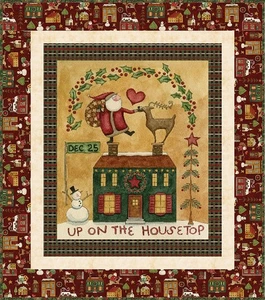 Up On The Housetop Quilt Kit KT-14730 by Teresa Kogut for Riley Blake - Picture 1 of 2