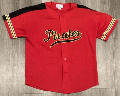 RARE VINTAGE PITTSBURGH PIRATES ALTERNATE STARTER BASEBALL JERSEY XL 90S - Image 1 of 4