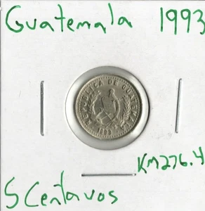 Coin Guatemala 5 Centavos 1993 KM276.4 - Picture 1 of 2