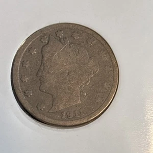 1911 Liberty Head V Nickel 5 Cent US Coin - Picture 1 of 4
