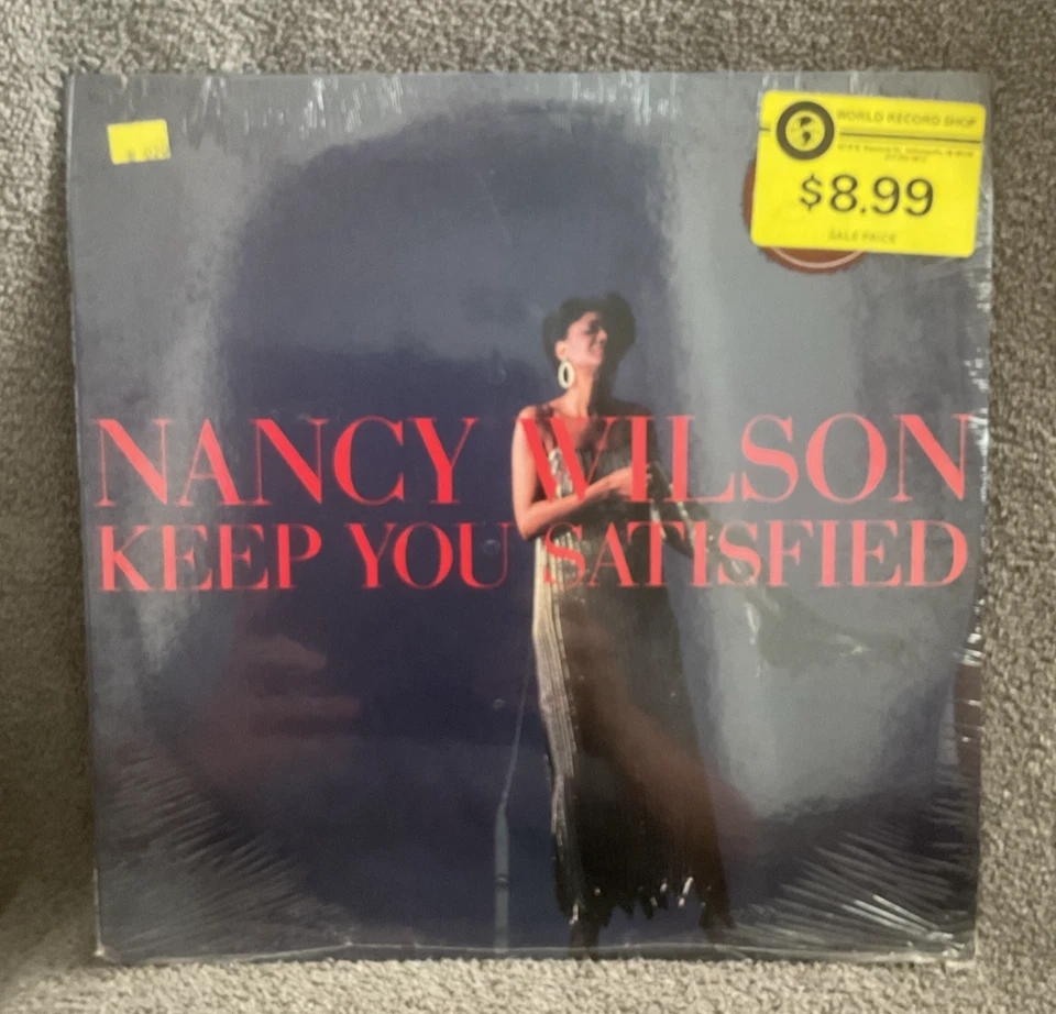 Keep You Satisfied By Nancy Wilson Original 1985 Columbia Records Vinyl LP