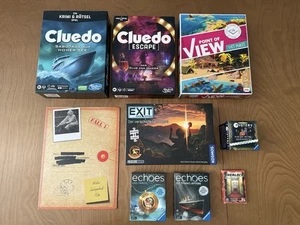 Spiele Konvolut Erwachsene Gesellschaftsspiel Sammlung Krimi Rätsel Brettspiel - Bild 1 von 18