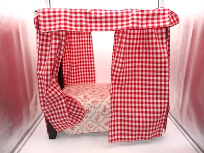 Pleasant Co American Girl Doll  Felicity Canopy Bed Bedding Pillow  Bedspread - Image 1 of 4