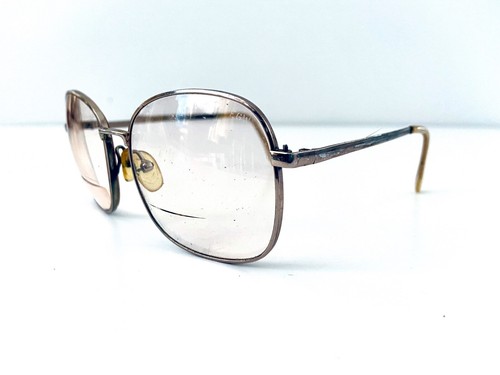 Vintage American Optics AO Silver Metal Glasses Made In USA AO Z87 0C700 54 18