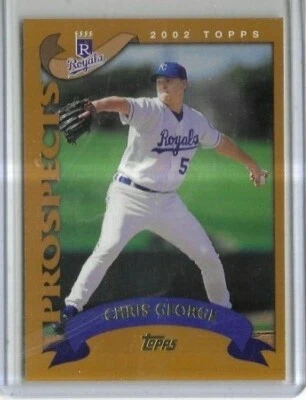 2002 Topps #308 Chris George Kansas City Royals Prospects - Image 1 of 2