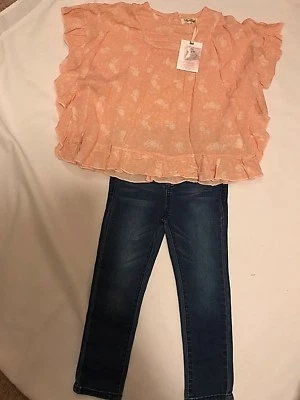 Jessica Simpson Bebé Niña Dos Set PC Conjunto 12m-4T Nuevo Foto 1 de 3