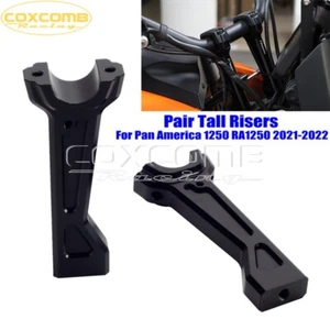 For Harley-Davidson Pan America 1250 Motorcycle Handlebar Tall Risers 2021 2022 - Picture 1 of 9