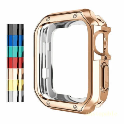 TPU Soft Protective Case Cover Bumper For Apple Watch Series 9 8 7 6 5 4 3 SE 2 - Image 1 of 4